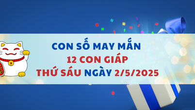 Con số may mắn theo 12 con giáp hôm nay 2/5/2025