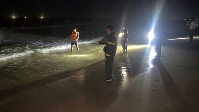 Four students were swept away by waves while swimming, three are missing