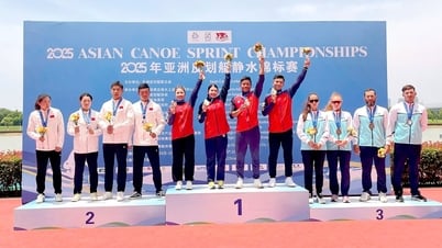 Canoeing Việt Nam giành huy chương vàng châu Á