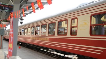 Eröffnung des hochwertigen Zuges „Hoa Phuong Do“, der Hanoi – Hai Phong verbindet