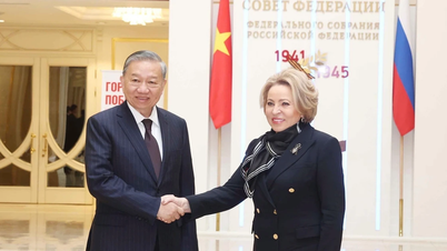 [Photo] General Secretary To Lam meets with Chairman of the Federation Council, Parliament of the Russian Federation
