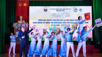 Gần 100 ca sĩ, diễn viên không chuyên thi tiếng hát Người làm báo Gia Lai mở rộng 2025