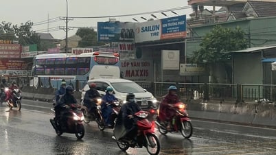 Dự báo nhiều khu vực trong tỉnh Đồng Nai có mưa to và dông trong những giờ tới