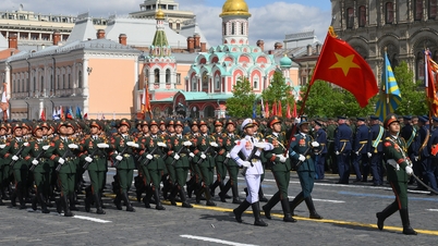 Vietnam's army bravely parades with other countries at Red Square