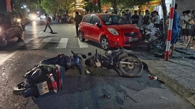 Convoqué le conducteur de la voiture qui a percuté 6 motos d'affilée et s'est ensuite enfui