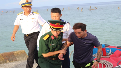 គិលានដ្ឋានកោះ Song Tu Tay ព្យាបាលអ្នកនេសាទ