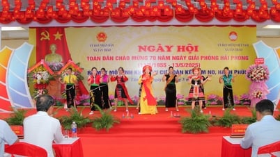ស្រុក Kien Thuy រៀបចំ "ពិធីបុណ្យជាតិ ដើម្បីអបអរសាទរខួបលើកទី 70 នៃទិវារំដោះទីក្រុង Hai Phong - ទីក្រុងវីរៈភាព"