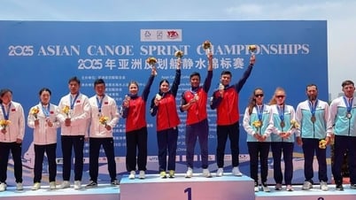 Canoeing Việt Nam giành HCV châu Á, khẳng định vị thế châu lục
