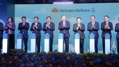 Tổng Bí thư Tô Lâm dự Lễ công bố đường bay thẳng Hà Nội - Moskva tại Nga