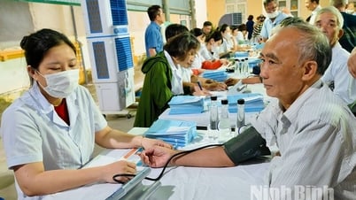 Бесплатное медицинское обследование для достойных людей и людей с особыми трудностями в районе Джиа Вьен