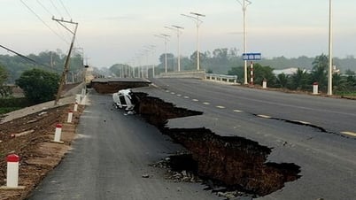 Thông tin về sự số sụt, lún đường dẫn vào cầu Hoà Bình