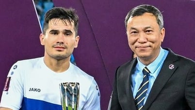 VFF 회장 Tran Quoc Tuan이 AFC 챌린지 리그 결승전에서 특별한 일을 해냈습니다.