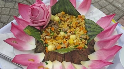 Platos vegetarianos especiales de Hue con motivo del cumpleaños de Buda