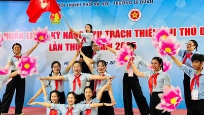 Gần 40 trại sinh hoàn thành huấn luyện kỹ năng phụ trách thiếu nhi Thủ đô