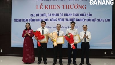 Khen thưởng tổ chức, cá nhân trong hoạt động khoa học, công nghệ, khởi nghiệp đổi mới sáng tạo