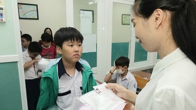 Khảo sát để tuyển sinh lớp 6 Trường Trần Đại Nghĩa vào ngày 16-6