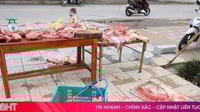 Thu giữ 116kg thịt lợn không rõ nguồn gốc xuất xứ