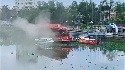 เรือสำราญบนแม่น้ำ Vam Co Tay เกิดไฟไหม้เนื่องจากไฟฟ้าลัดวงจรจากหนู