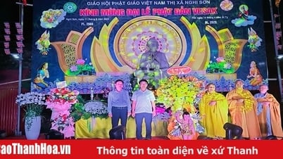 Ban trị sự Giáo hội Phật giáo thị xã Nghi Sơn tổ chức Đại lễ Phật đản Phật lịch 2569 - Dương lịch 2025