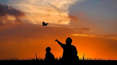 Hạnh phúc khi là con của bố!