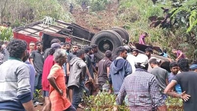 Un bus surchargé tombe dans un ravin au Sri Lanka, 45 personnes blessées et mortes