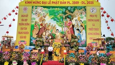 อันซางจัดงานฉลองวันคล้ายวันประสูติของพระพุทธเจ้าอย่างยิ่งใหญ่ ปฏิทินพุทธศักราช 2569 - ปฏิทินเกรโกเรียน 2025
