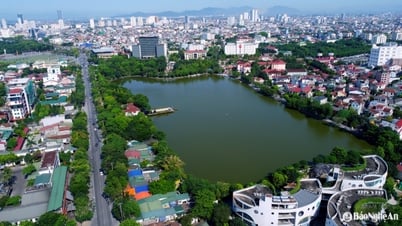Potentiel de développement économique des lacs régulateurs de la ville. Vinh