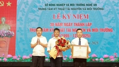 Trung tâm Kỹ thuật tài nguyên và môi trường Nghệ An kỷ niệm 30 năm thành lập