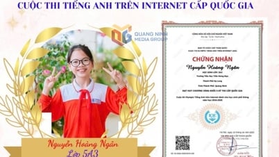 Quang Ninh ocupó el tercer lugar en la Tabla de Medallas Nacionales de la Competencia IOE para el año escolar 2024-2025.