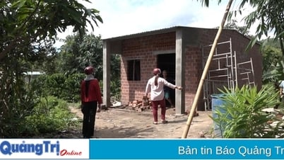 Trích ngân sách tỉnh 18,96 tỉ đồng hỗ trợ xây mới nhà ở cho hộ nghèo tại 2 huyện Hướng Hóa, Đakrông