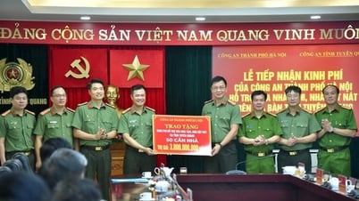 Công an Thủ đô hỗ trợ xây mới, sửa chữa 50 căn nhà tại tỉnh Tuyên Quang