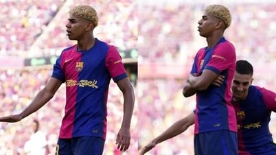 Lamine Yamal causó revuelo al celebrar burlándose de C. Ronaldo y Mbappé