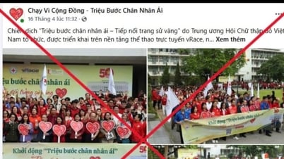 Cảnh báo lừa đảo mạo danh Chiến dịch "Triệu bước chân nhân ái"