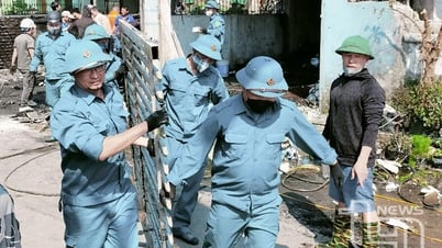 Gia Sàng huy động các lực lượng hỗ trợ người dân sau vụ cháy lớn