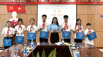 제10회 전국 호삼촌 착한 어린이 대회에 참석한 도 어린이 대표단과의 만남 - 카오방 전자신문