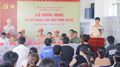 Thực hiện nhiệm vụ sát hạch, cấp giấy phép lái xe kể từ ngày 9/5/2025
