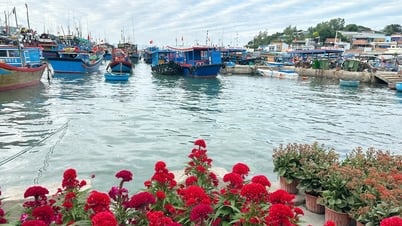 Hoàng hôn trên đảo Trí Nguyên