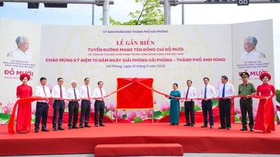 ផ្លាកសញ្ញាផ្លូវដែលដាក់ឈ្មោះតាមសមមិត្ត Do Muoi - អតីតអគ្គលេខាធិការគណៈកម្មាធិការប្រតិបត្តិមជ្ឈិមបក្សកុម្មុយនិស្តវៀតណាម