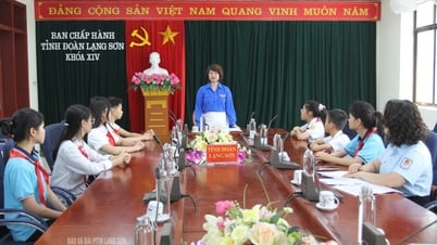 Gặp mặt đại biểu dự Đại hội Cháu ngoan Bác Hồ toàn quốc lần thứ X - Báo và Đài Phát thanh Truyền hình Lạng Sơn