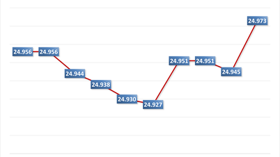 Morning of May 13: Central exchange rate increased by 28 VND