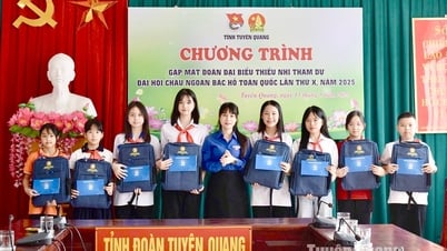 Tuyen Quang มีลูก 8 คนที่จะเข้าร่วมการประชุม National Uncle Ho’s Good Children Congress ในปี 2025