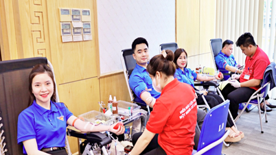 Chương trình "Giọt hồng Công Thương" 2025 hiến 173 đơn vị máu