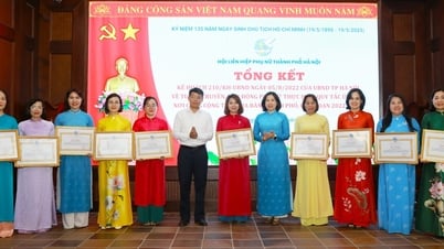 Commending typical examples of women in the capital competing to follow Uncle Ho's teachings