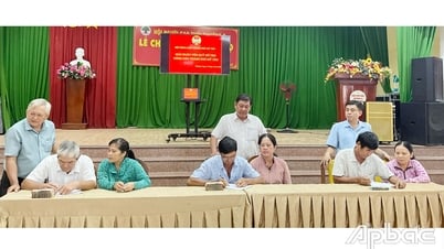Hội Nông dân TP. Mỹ Tho giải ngân vốn 600 triệu đồng cho hội viên