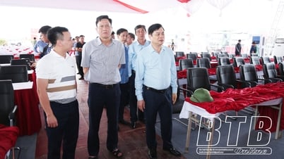 Kiểm tra công tác chuẩn bị lễ khởi công dự án khu công nghiệp Hưng Phú 