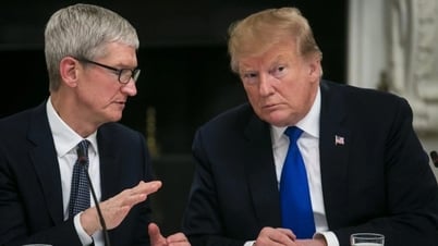 Was sagte Trump zu Tim Cook, als er ein Steuerabkommen mit China erzielte?
