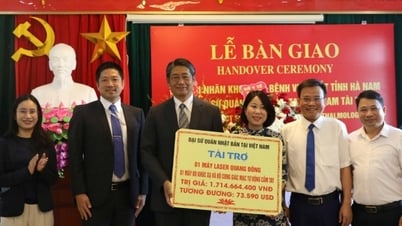 Nhật Bản hỗ trợ thiết bị y tế hiện đại cho Bệnh viện Mắt tỉnh Hà Nam