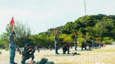 กองพล 957 กองทัพเรือ ภูมิภาค 4 เสร็จสิ้น ทดสอบภาคปฏิบัติ "3 ระเบิด" ให้กับทหารใหม่แล้ว