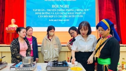 Chung tay vì tầm vóc trẻ em vùng cao