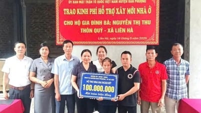 Dan Phuong: Support funding for house construction and repair for 3 households in difficult circumstances